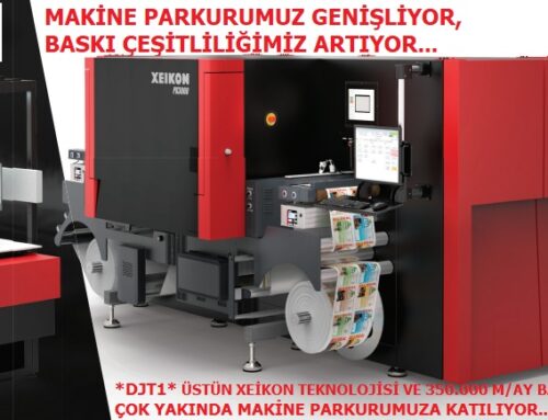 Makine Parkurumuz Genişliyor – Baskı Çeşitliliğimiz Artıyor